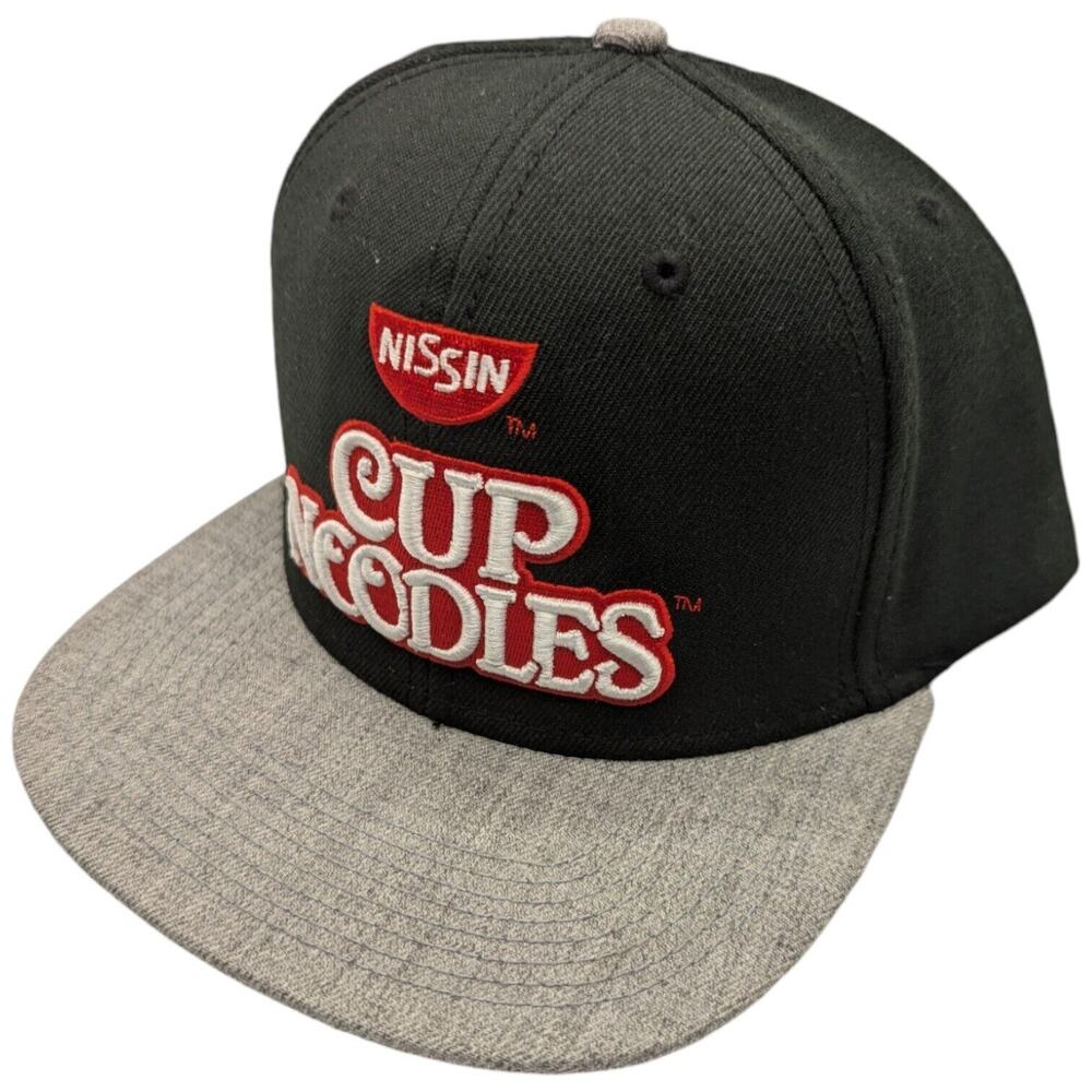 Nissin Cup Noodles Snapback Cap Hat Adjustable H3 Headwear NEW